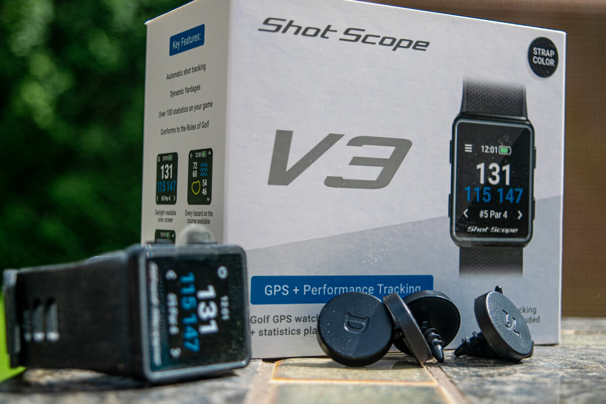 Shot scope v3 discount gps watch reviews