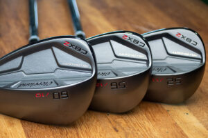 Cleveland CBX2 Black Satin Wedges
