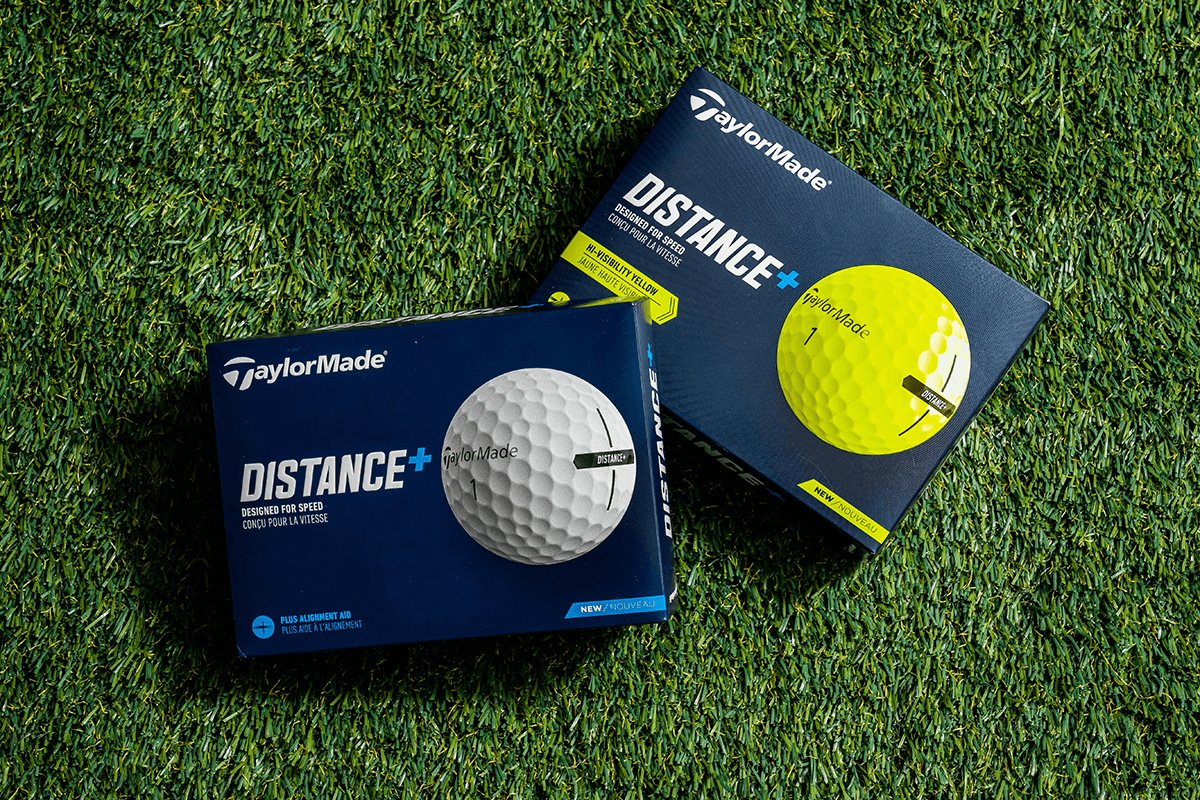 TaylorMade Distance+ Alignment Golf Ball MyGolfSpy