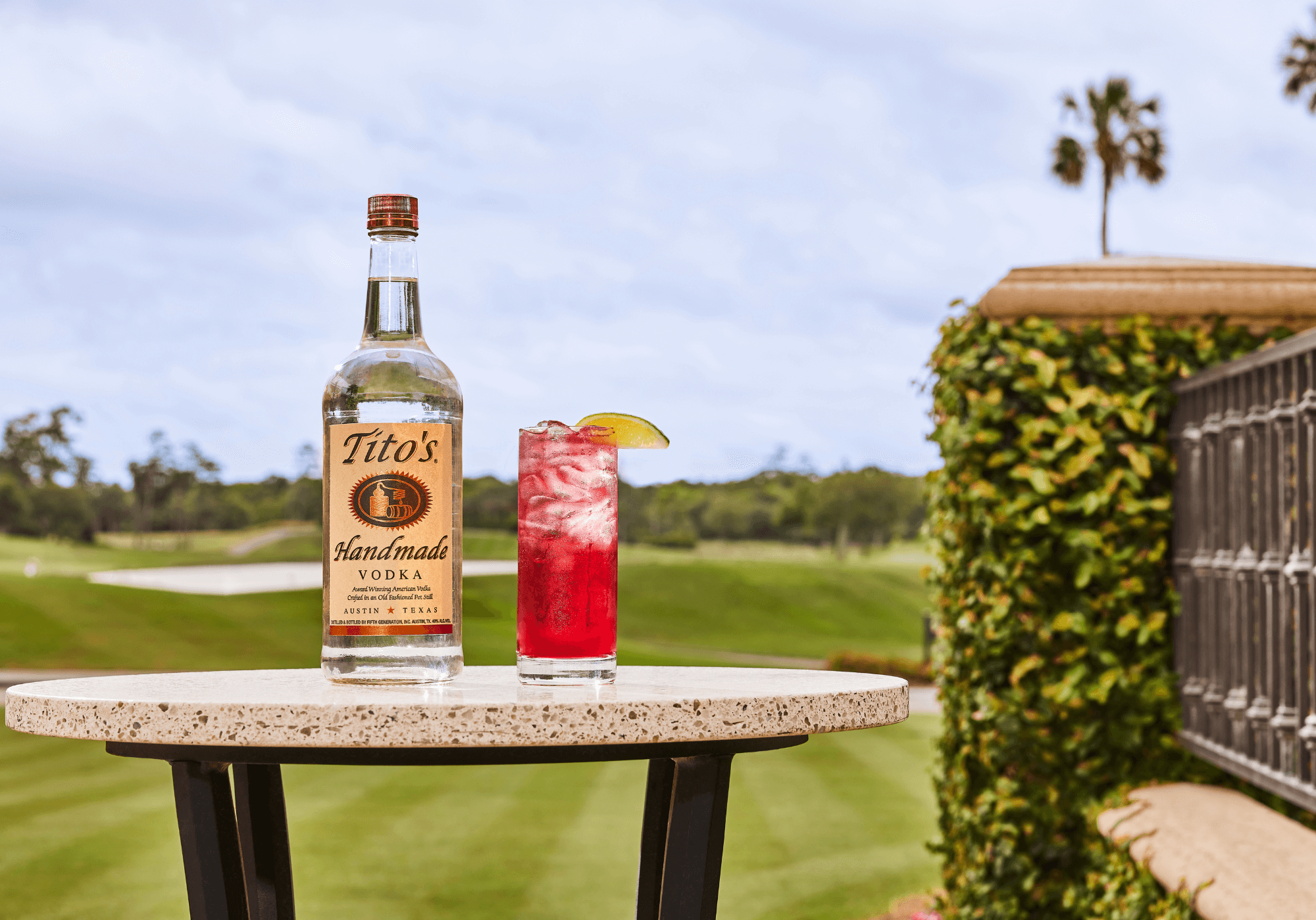 The golf Transfusion cocktail.