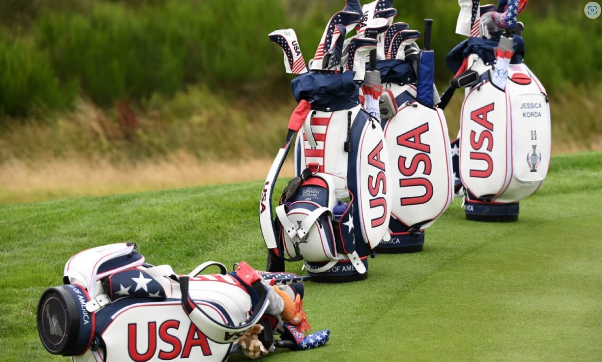 The USA's Solheim Cup bags