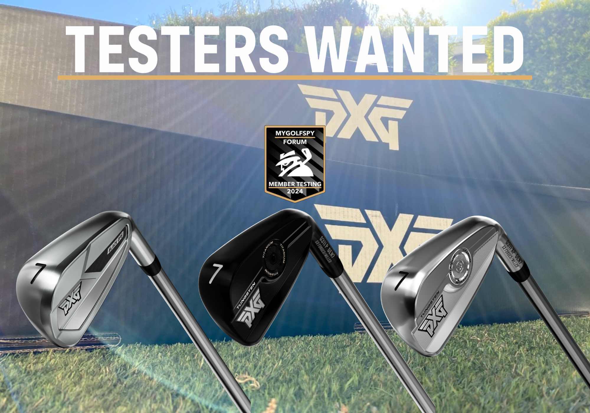 Testers Wanted: PXG Irons | MyGolfSpy