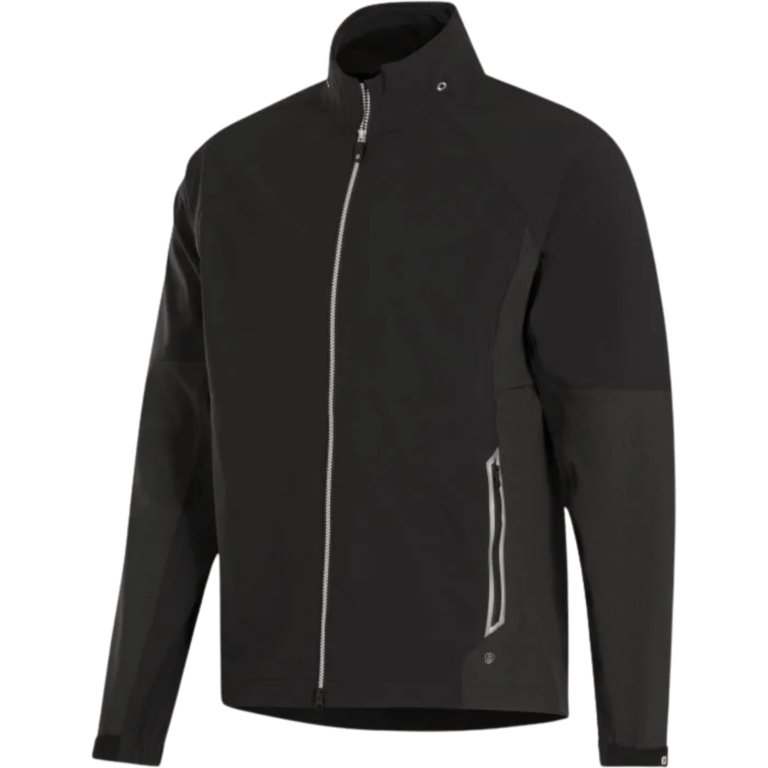 Veste De Pluie Golf FootJoy DryJoys Noire – Homme 2XL – Fermeture éclair Intégrale
