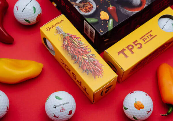 Taylormade 2025 TP5 pix Peppers Golf Balls Dozen Pack