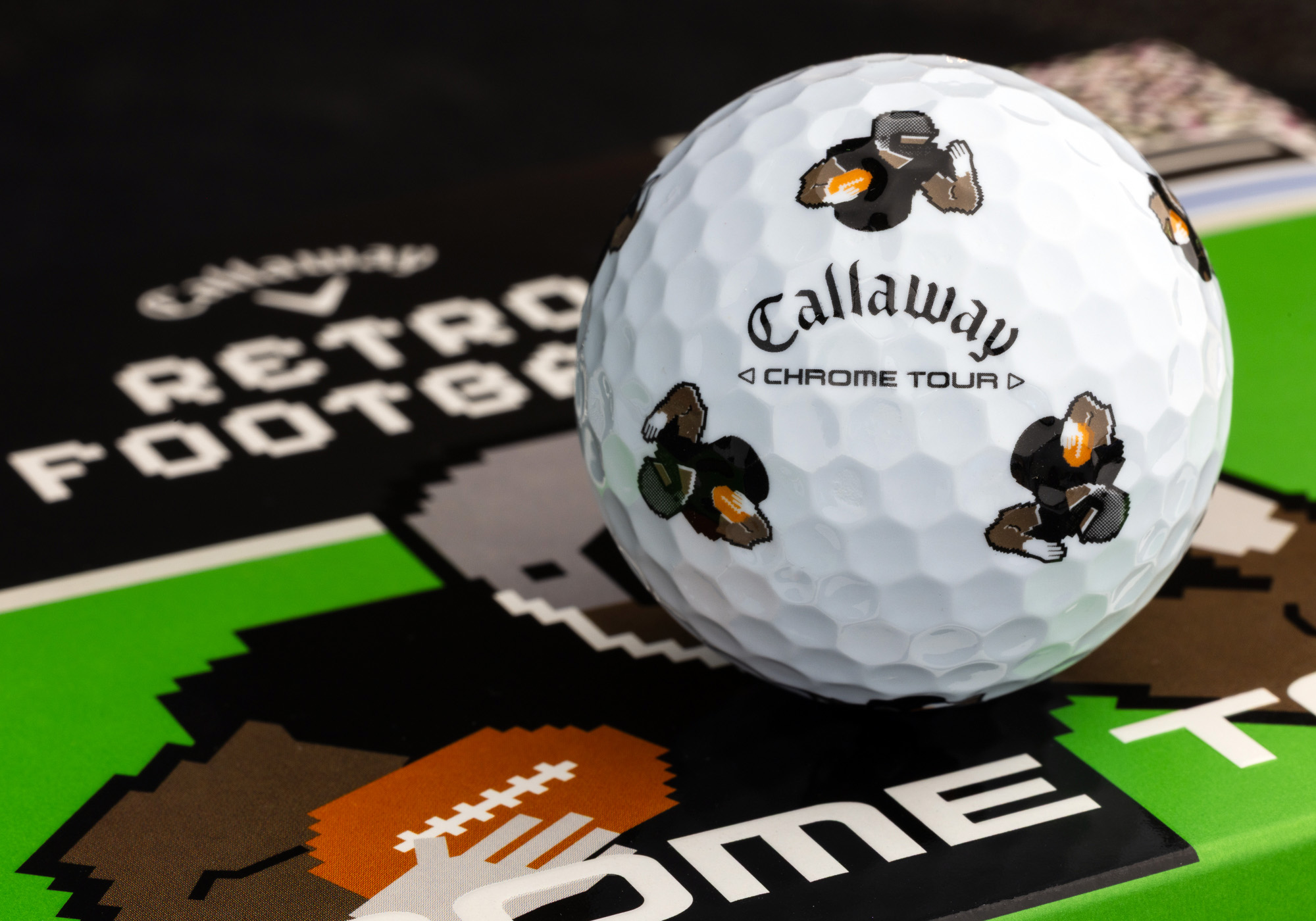 Bo knows golf? Bo Jackson is featured as the running back in Callaway's Chrome Tour Retro Football edition