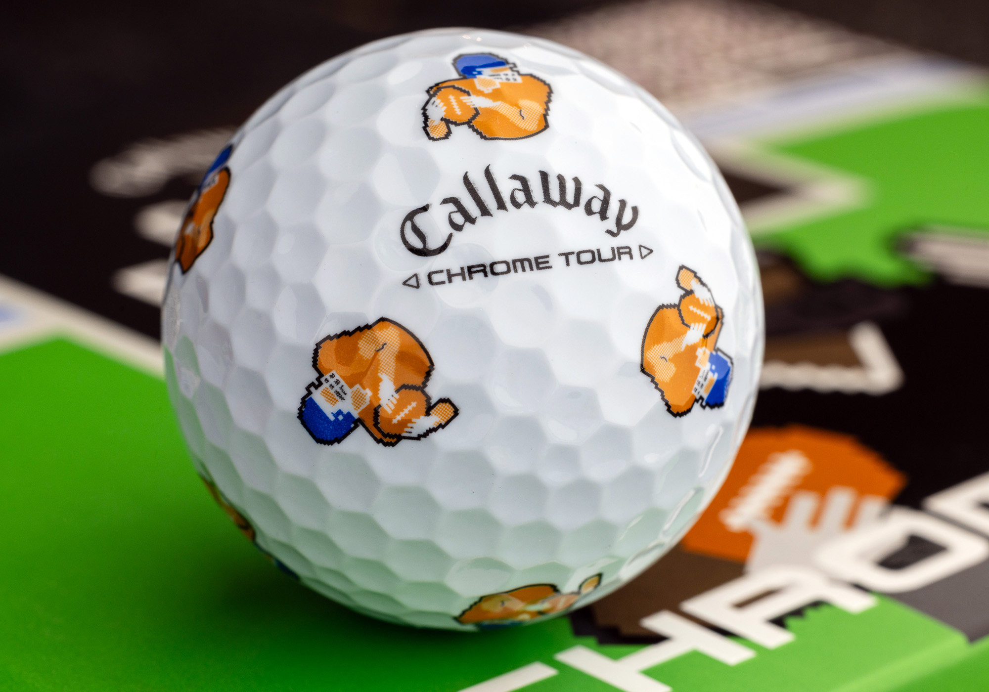 John Elway is the quarterback of Callaway's Chrome Tour Retro Football team