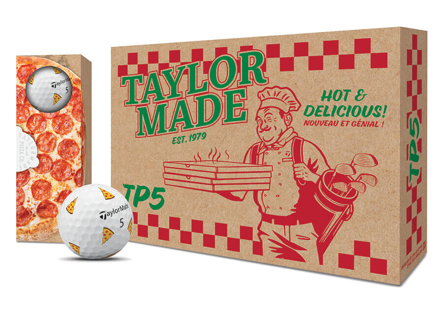 TaylorMade TP5 Pizza Party Packaging
