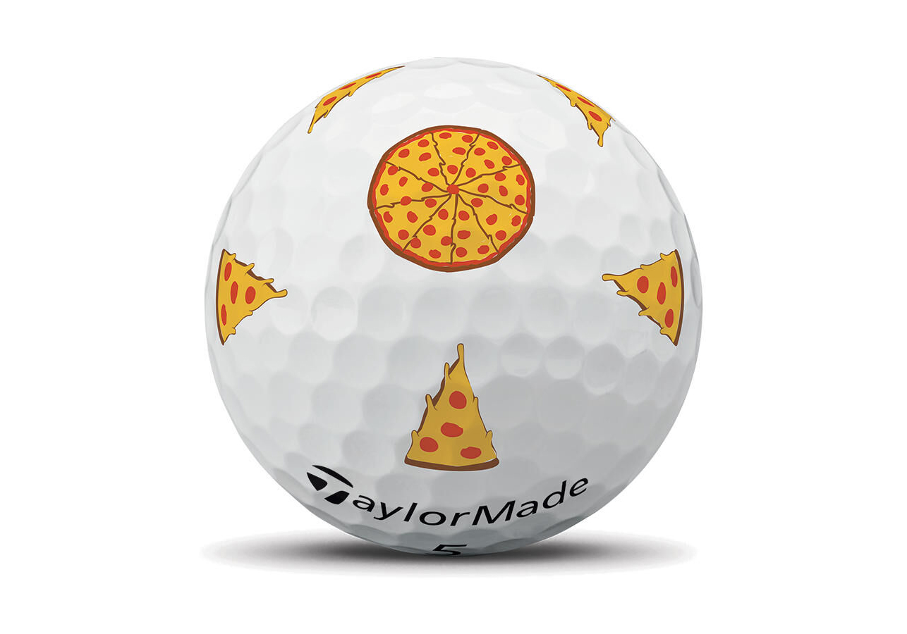 TaylorMade TP5 Pizza Party golf ball
