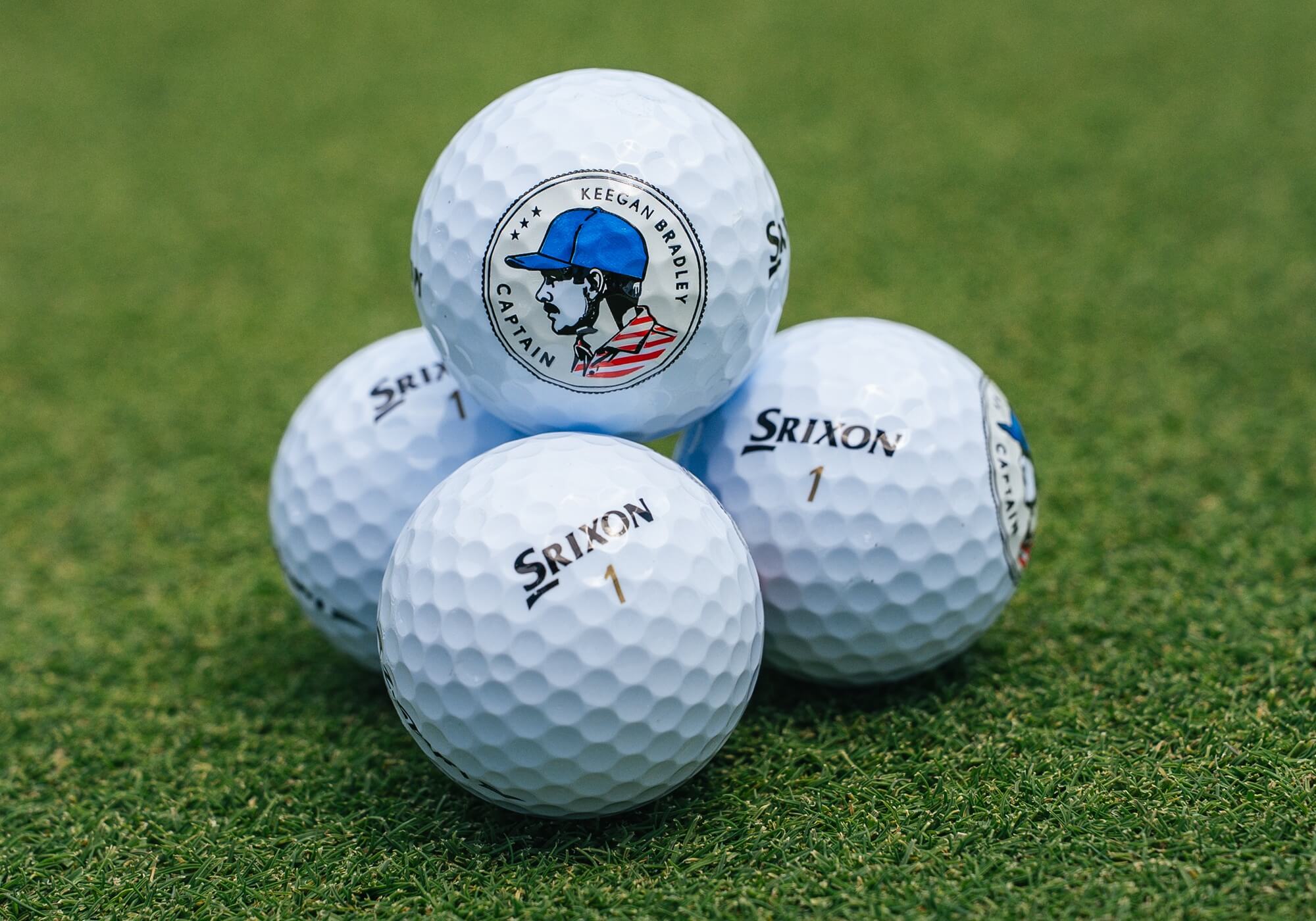 Keegan Bradley Srixon Z-STAR Diamond golf balls.