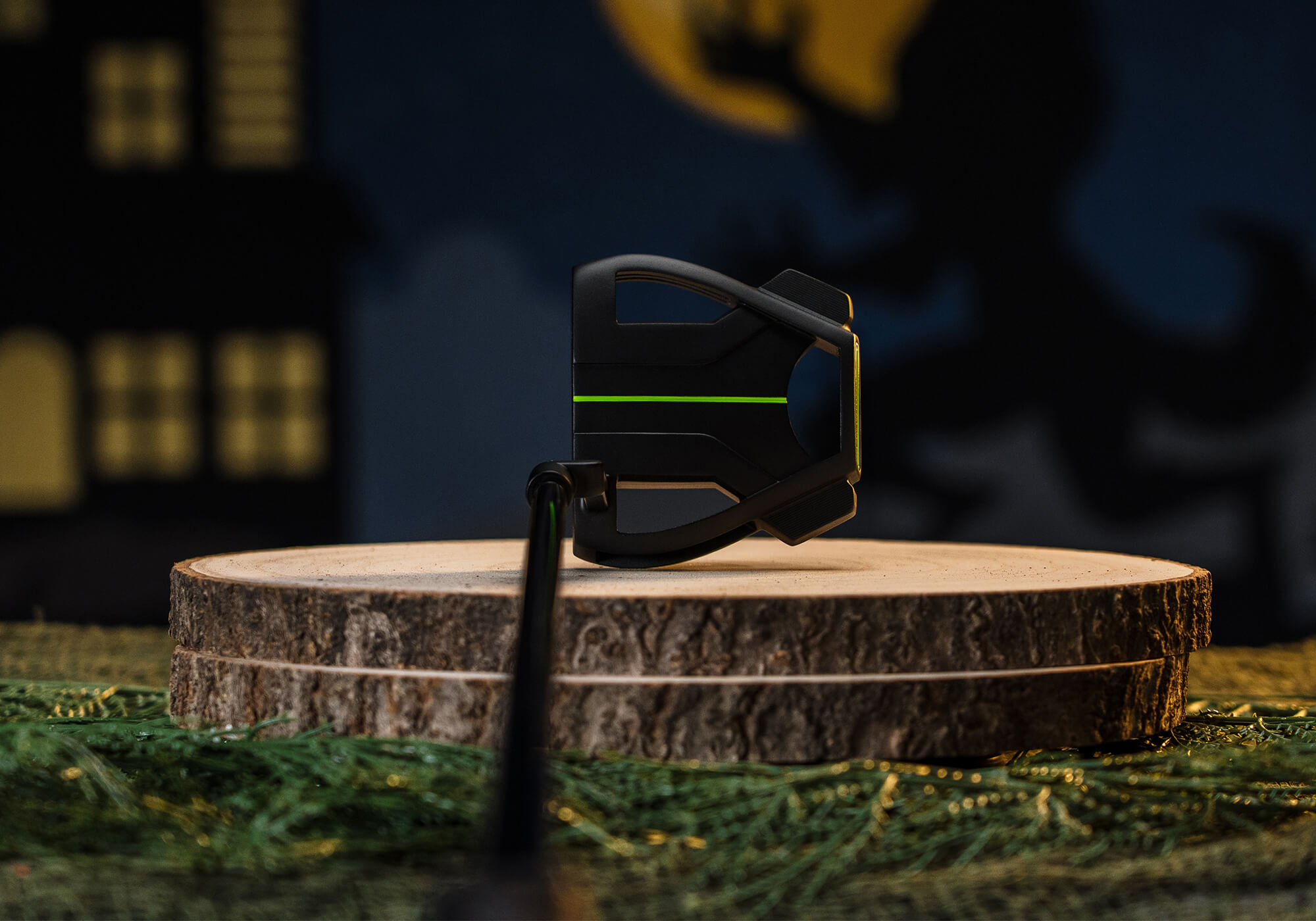 TaylorMade Midnight Howl Spider Putter (address view)
