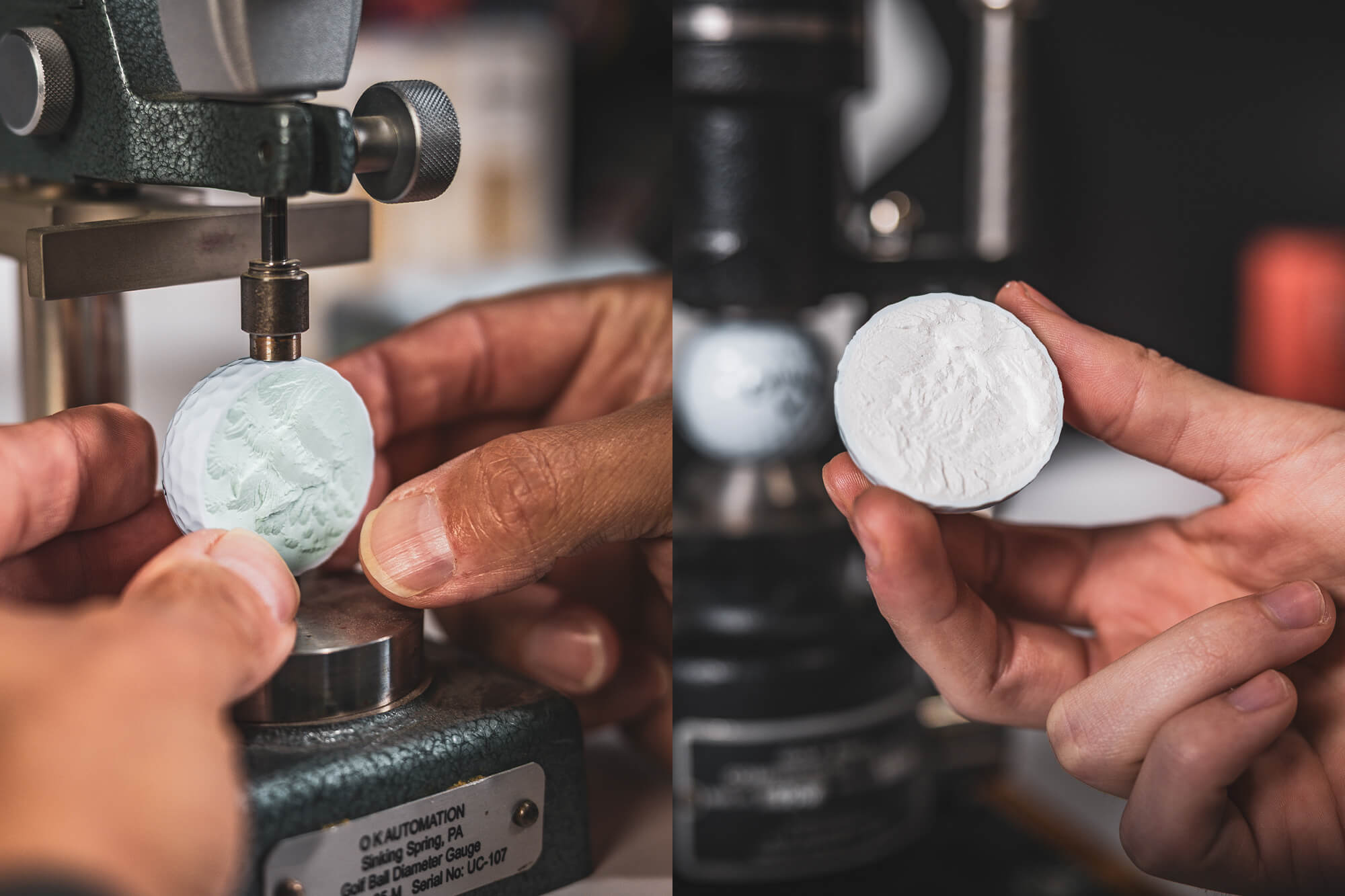 Side by side: Amazon Basics Core soft and Callaway Supersoft