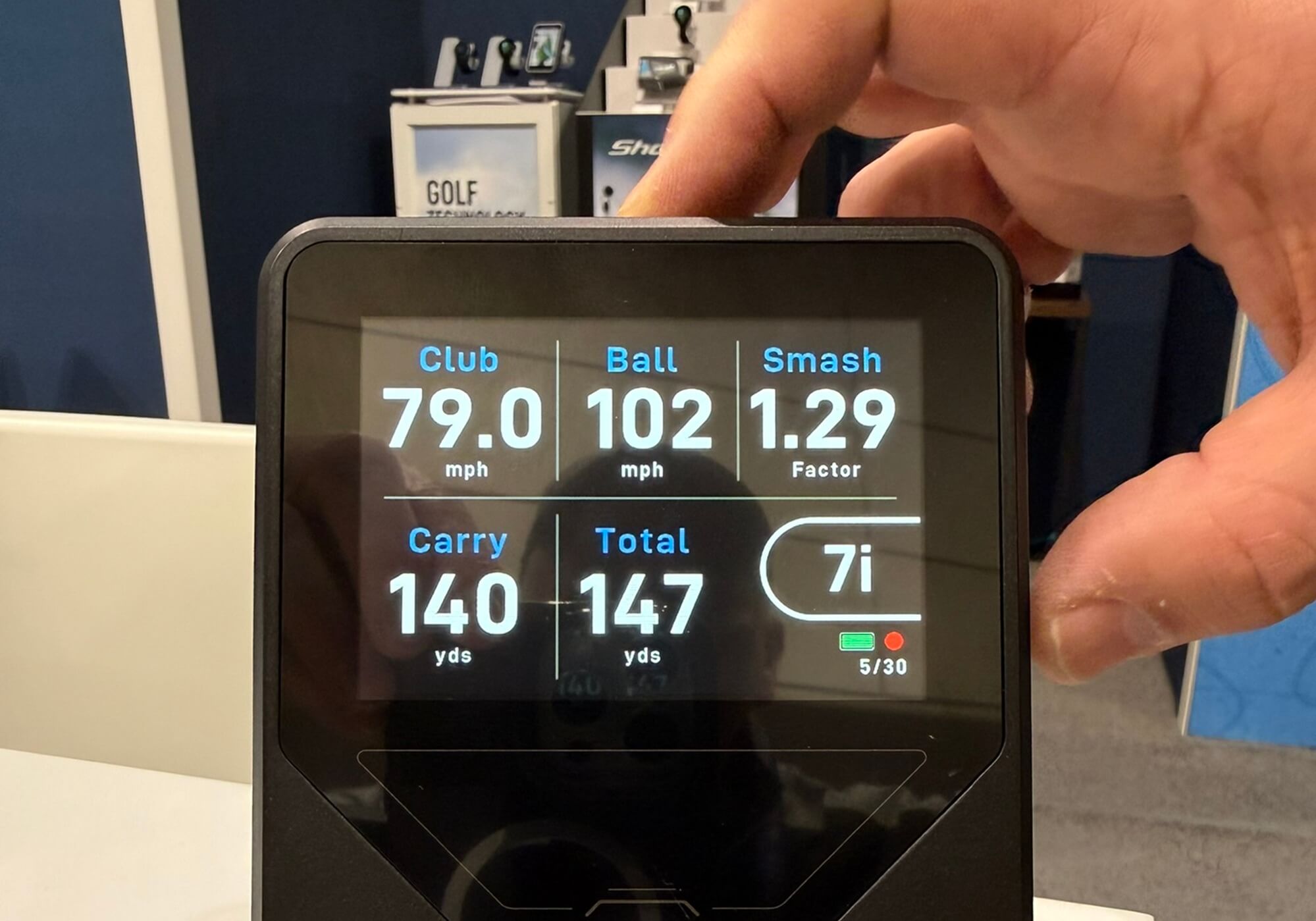 Shot Scope LM1 launch monitor