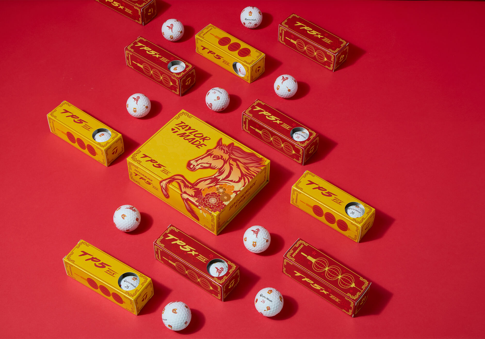 TaylorMade TP5 Lunar New Year golf balls