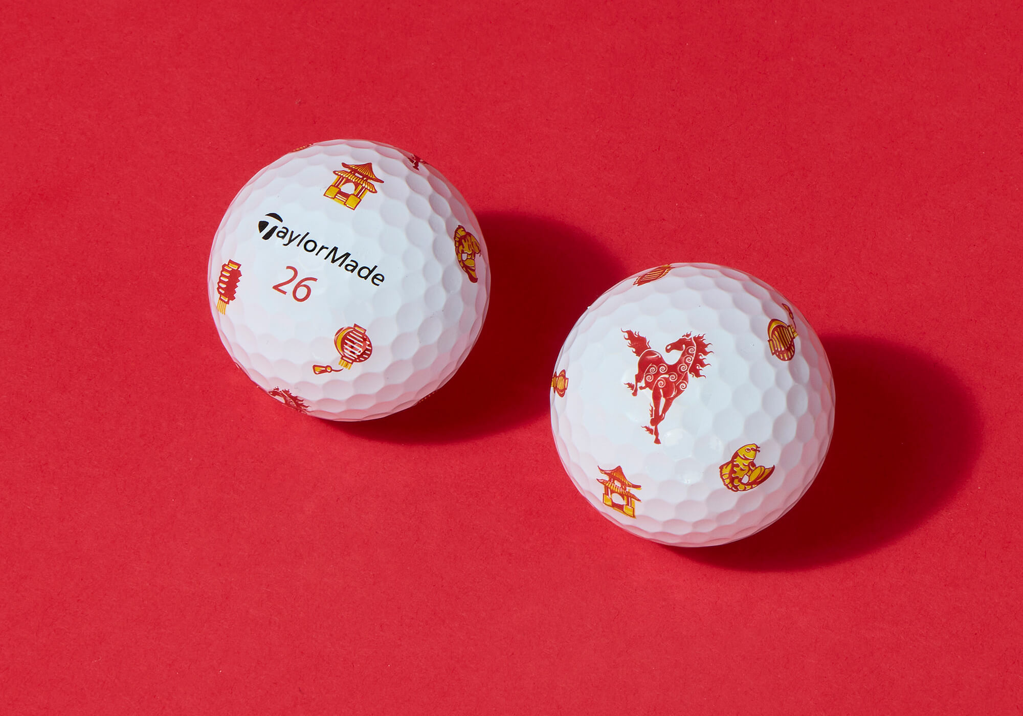 TaylorMade Lunar New Year Balls