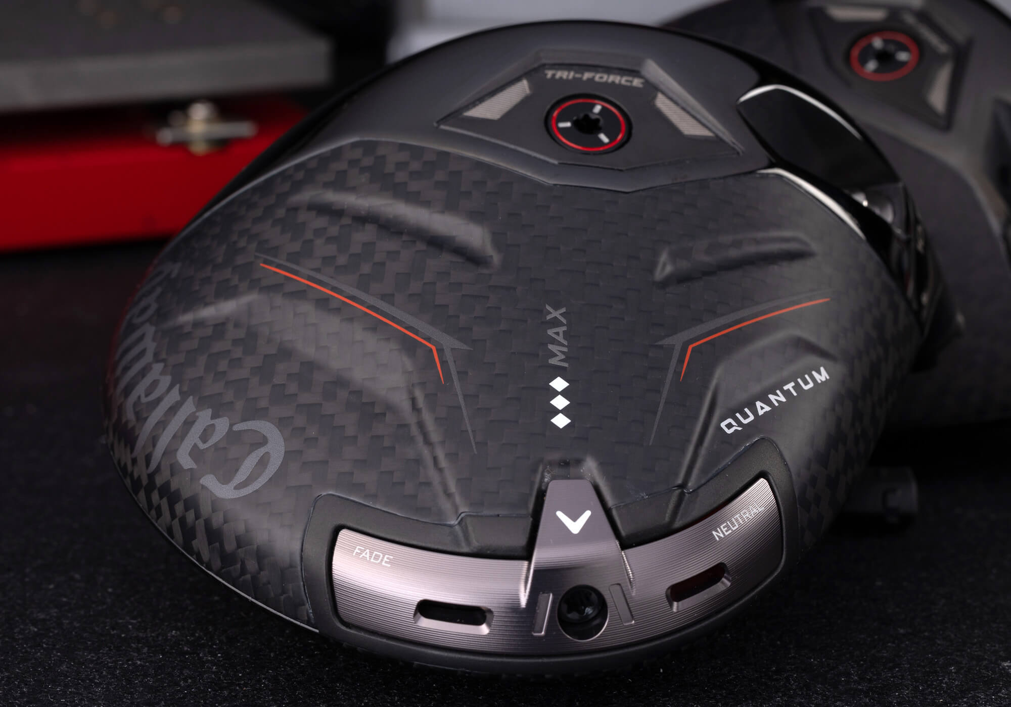 The Callaway Quantum Triple Diamond Max features Callaway's new discrete two-position weight system
