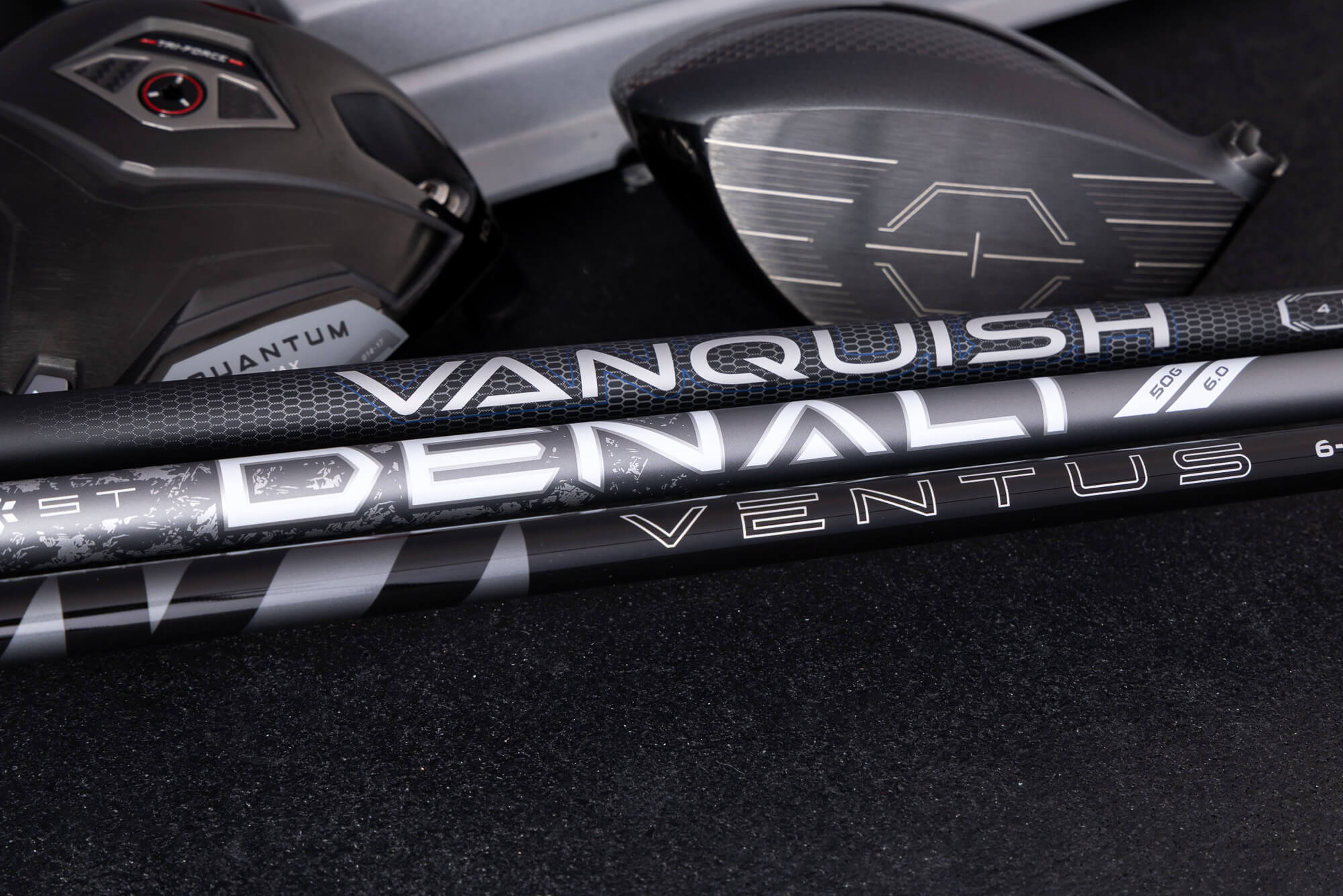 Stock shafts in the Callaway Quantum driver lineup