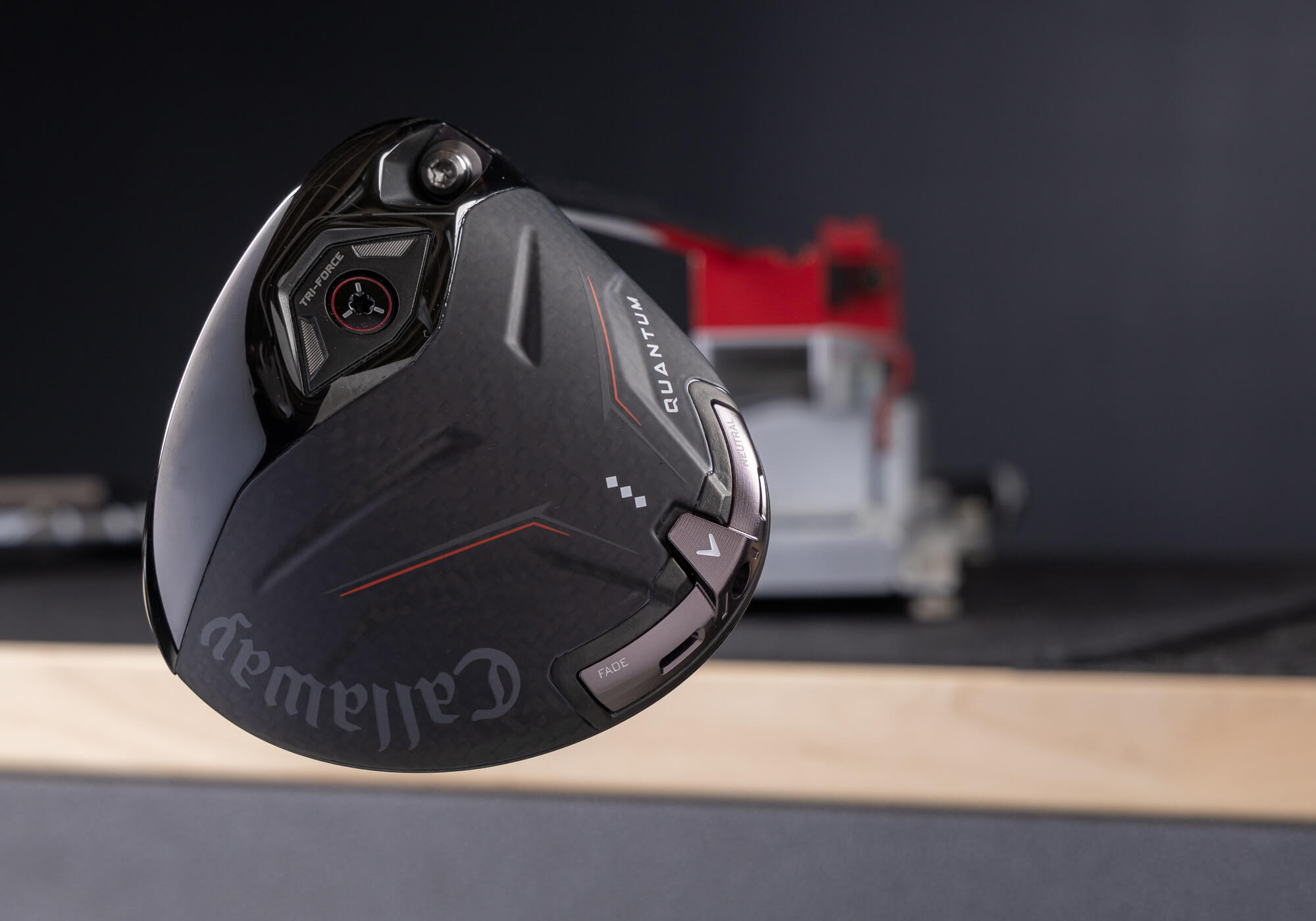 Callaway Quantum Triple Diamond on a swing weight gauge