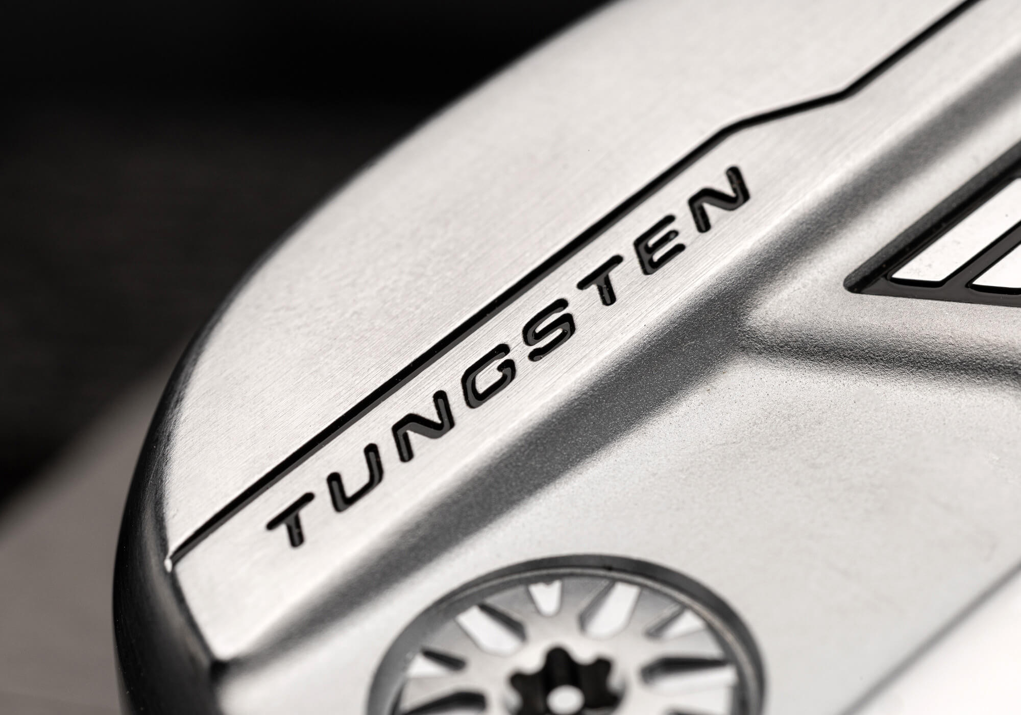 A closeup of the "tungsten" stamp on PXG 0311 GEN8 irons