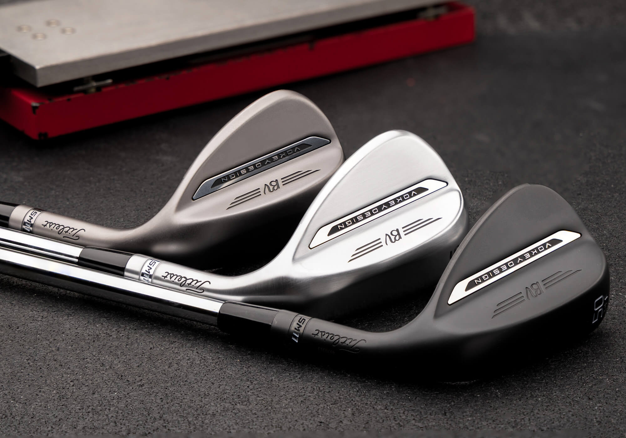The Vokey SM11 wedges with different finishes