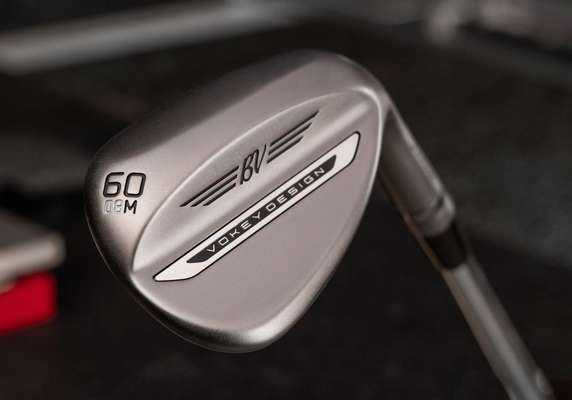 A Vokey SM11 wedge in Nickel finish