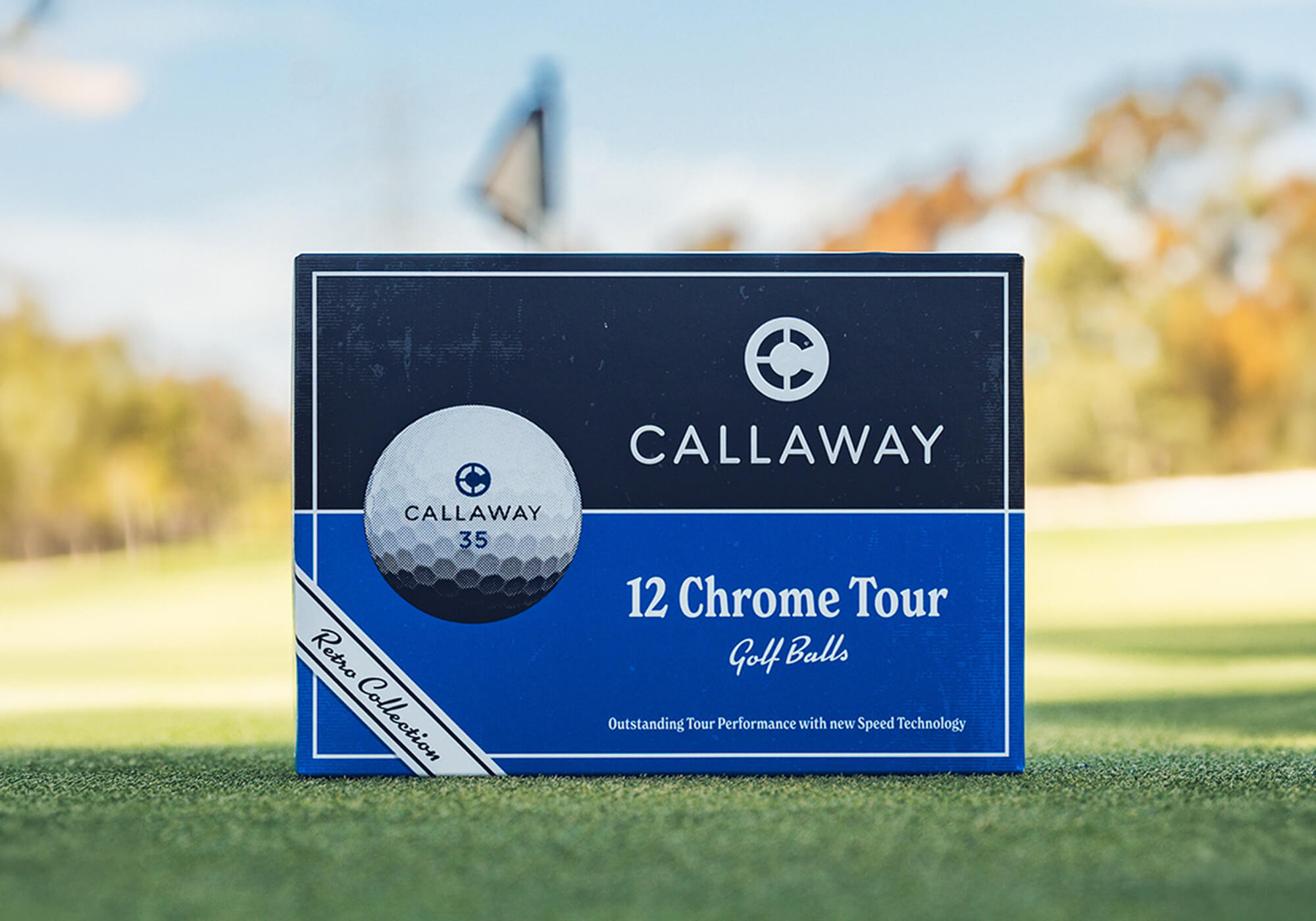 Retro Tour Callaway Chrome Golf Ball Case