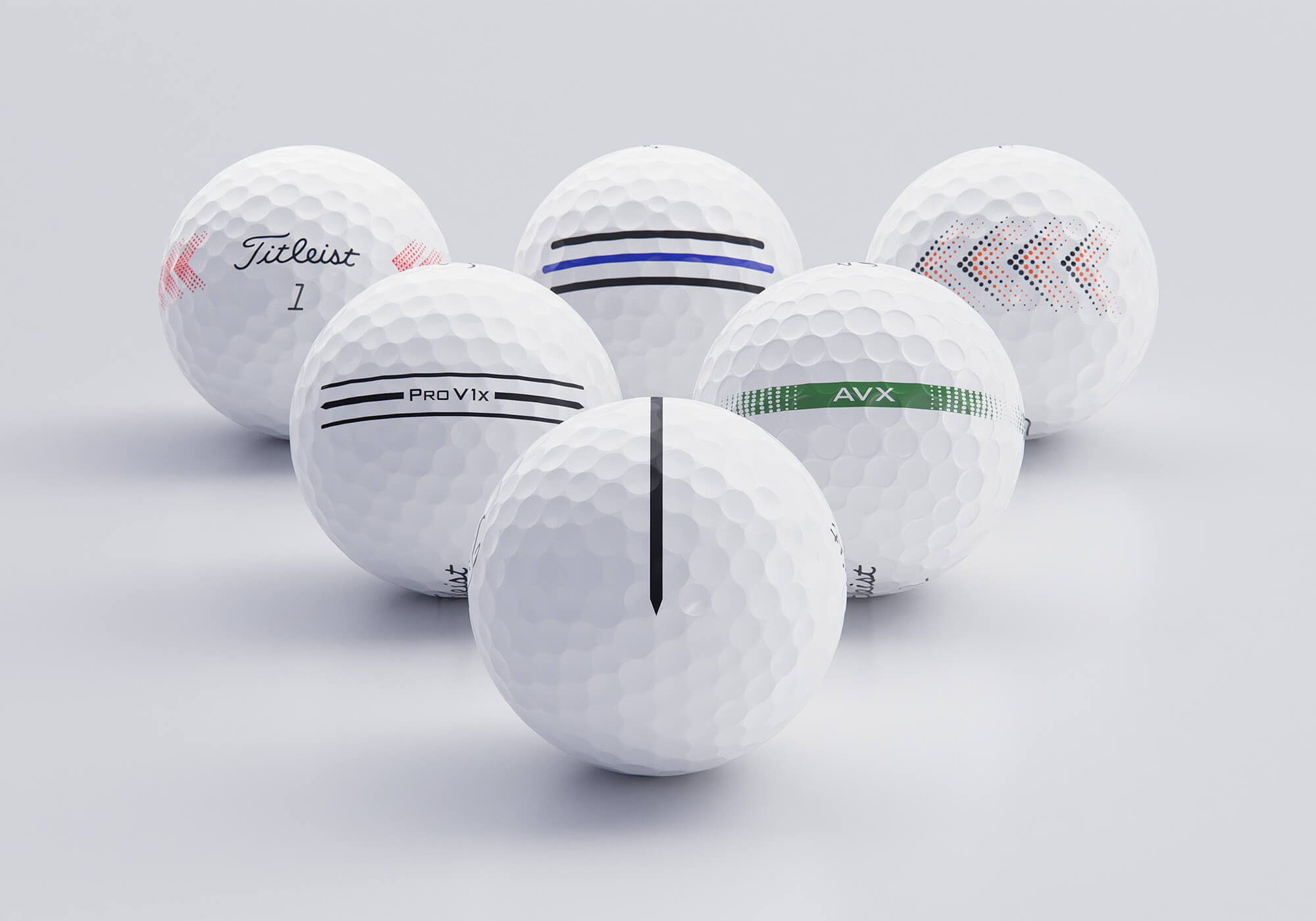 Title AIM golf balls