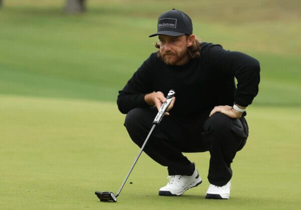 SPOTTED: Tommy Fleetwood Ditches the Swoosh for Unrelased Sun Day Red Shoes