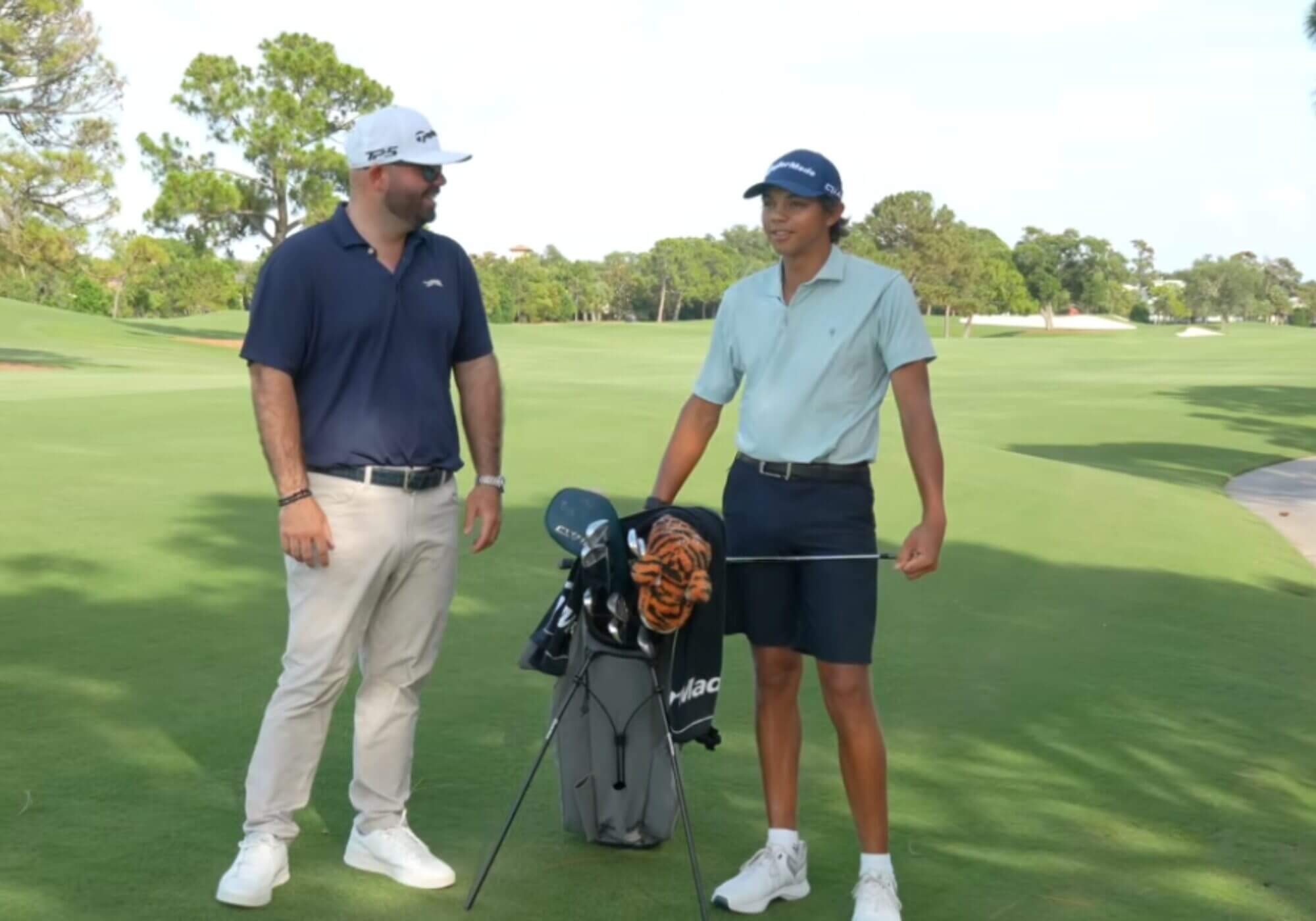 The Small Grip Detail In Charlie Woods’ Bag That Most Amateurs Would Miss