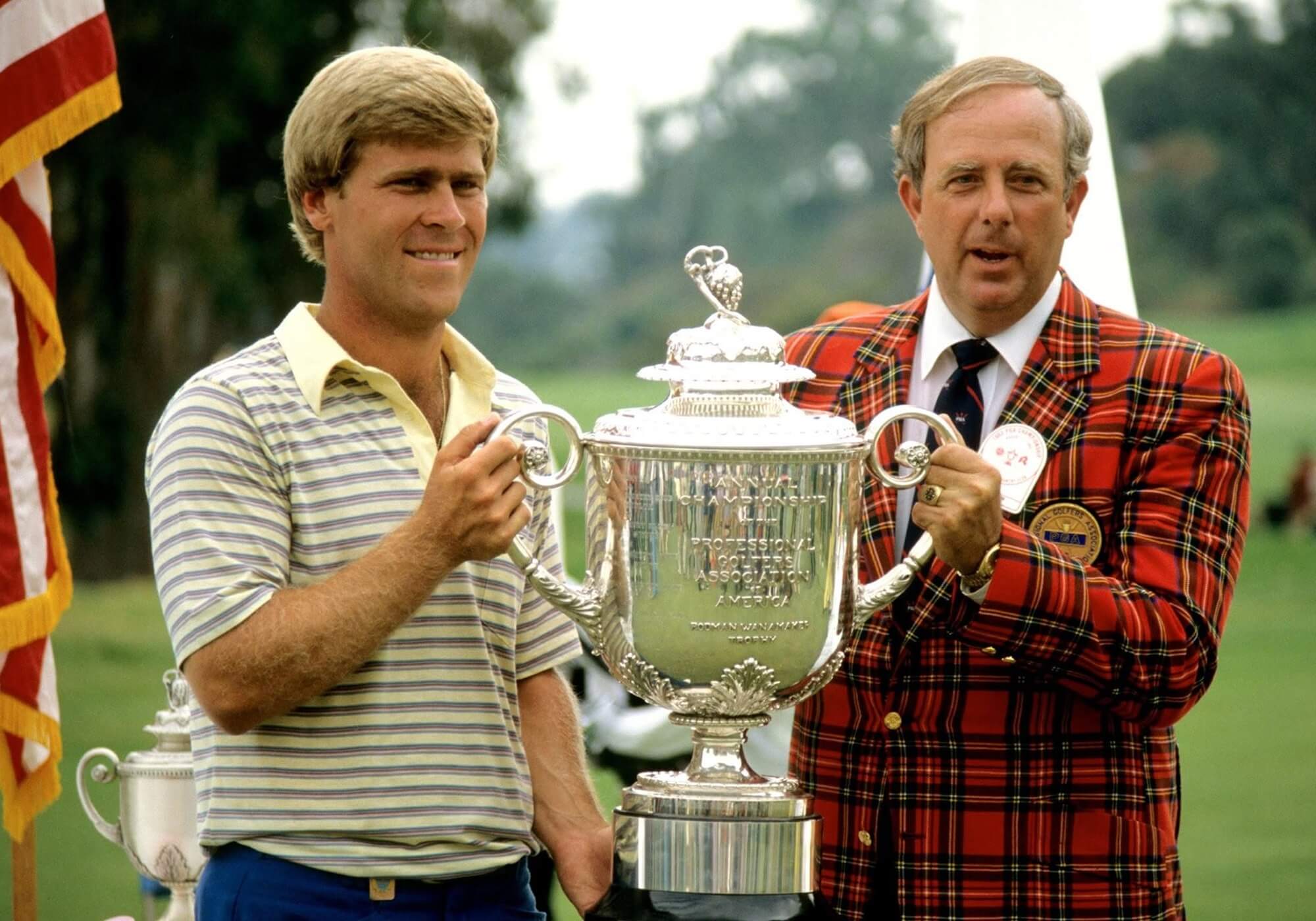Hal Sutton wins the 1983 PGA Championship.