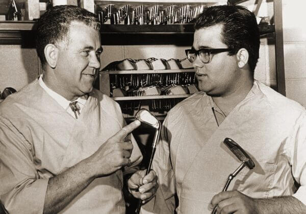 PING founder Karsten Solheim with son John A. Solheim