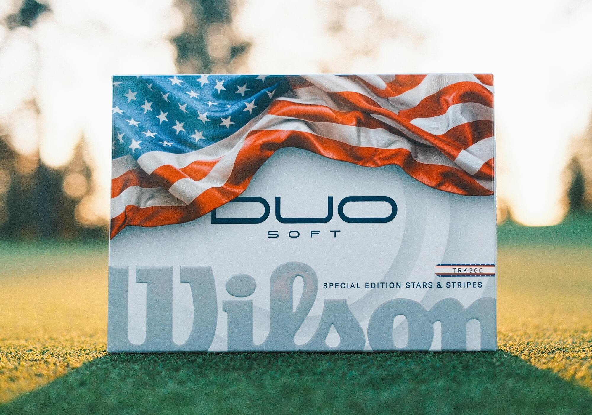 Wilson Stars and Stripes golf balls.