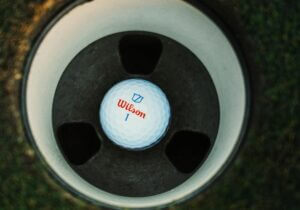 Wilson DUO Soft Stars and Stripes golf balls.