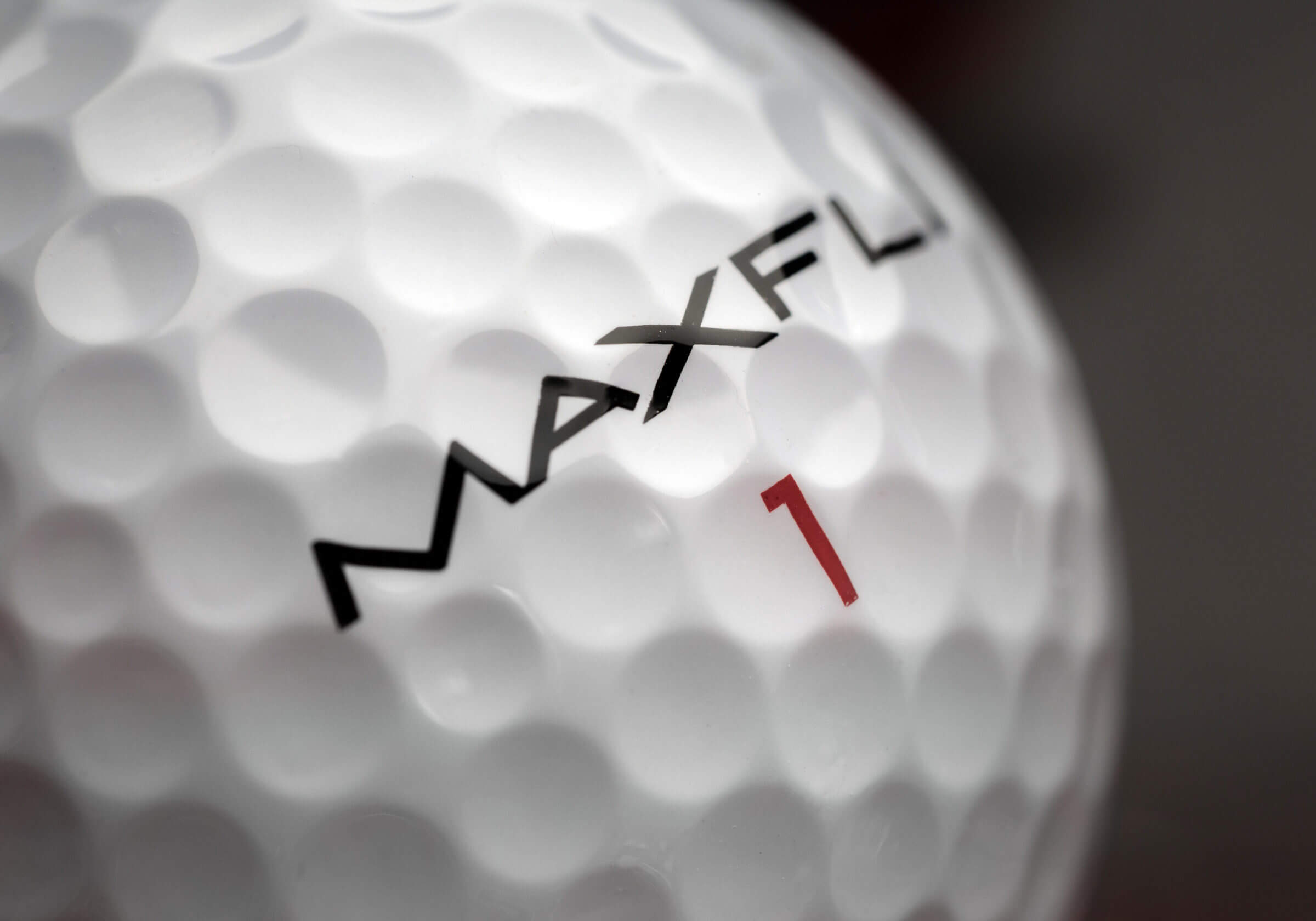 Maxfli Tour X LS golf ball - Maxfli logo nearby