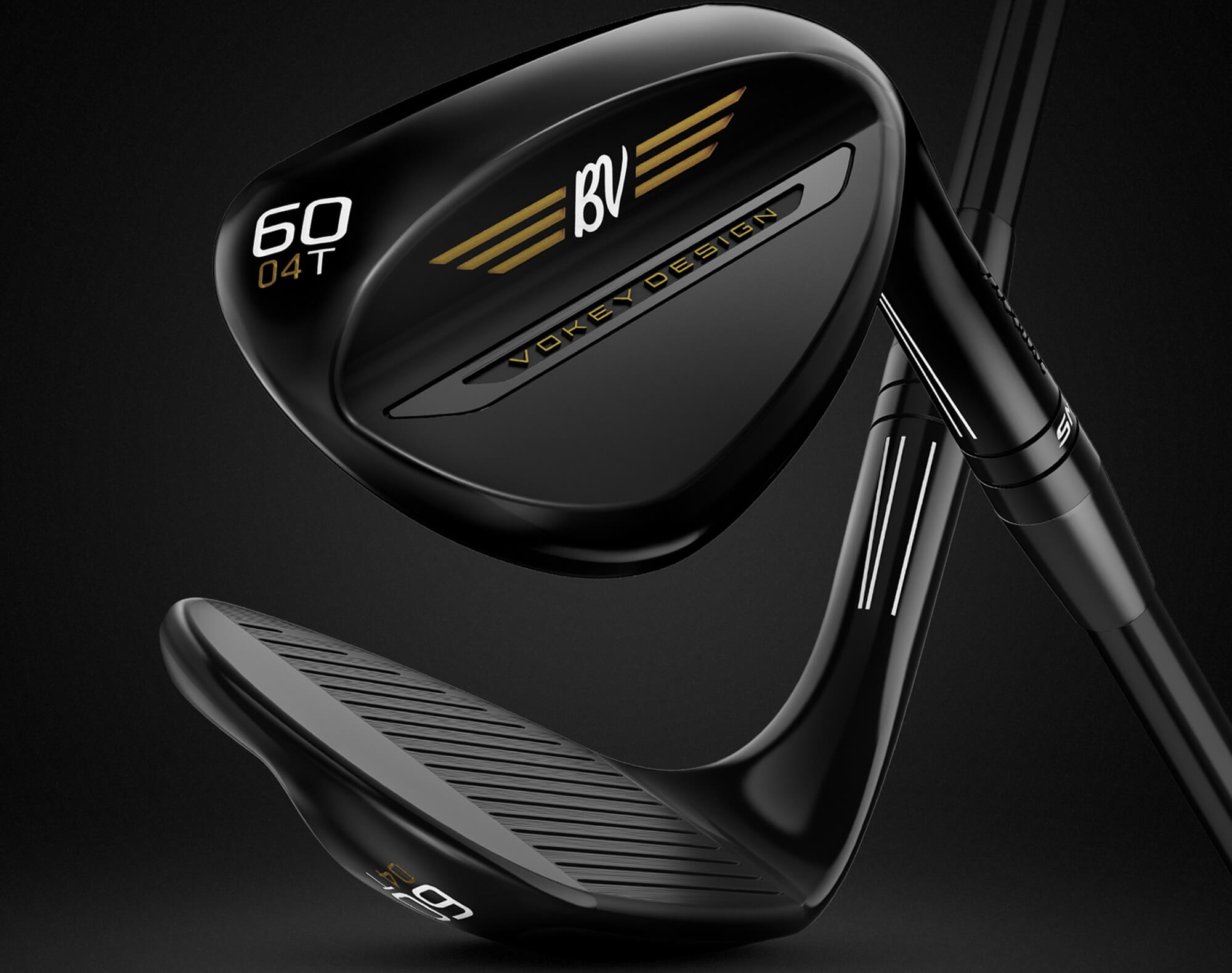Titleist SM11 wedges in Black Vapor with Flight Lines