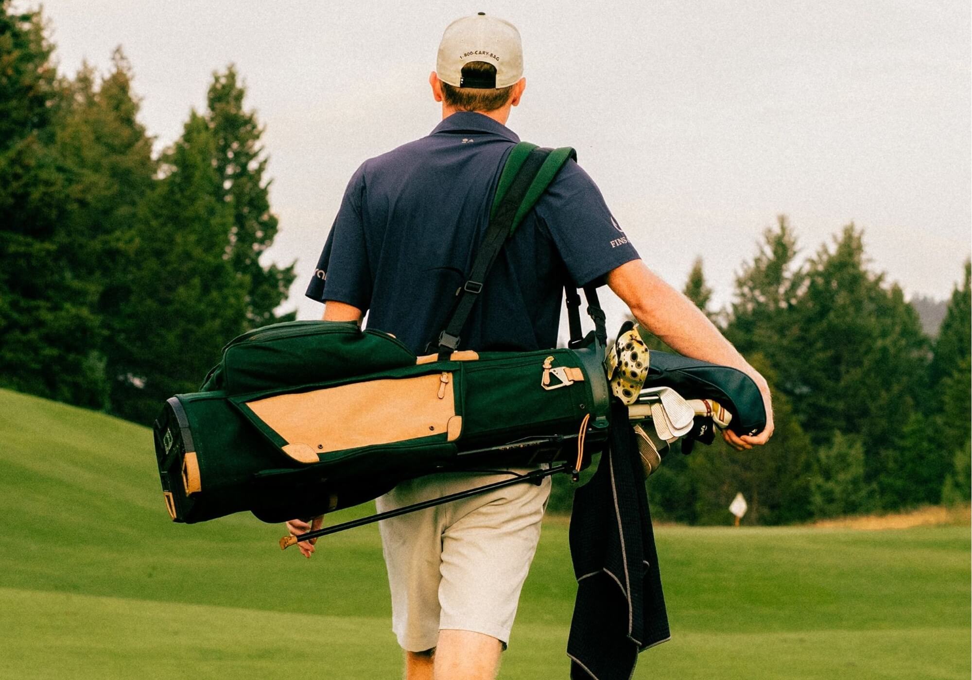 Sun Mountain TQR Waxed Canvas stand bag