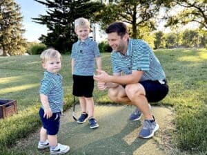 Matching Golf Polos For Dad And Baby? Little Chipper Gets It Right